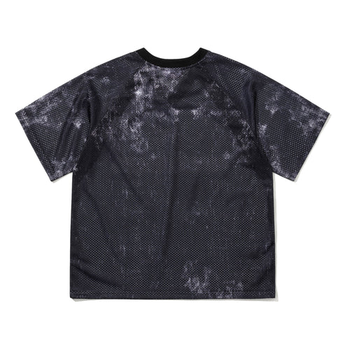 Color-Block Mesh SST Black