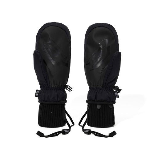 Variety Patch Zip Pocket Match Up Mittens Black