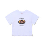 Only Constant Acceleration Women's Semi Crop SST White