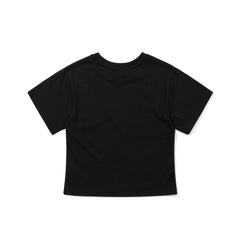Bsrabbit Starburst Logo Women's Semi Crop SST Black