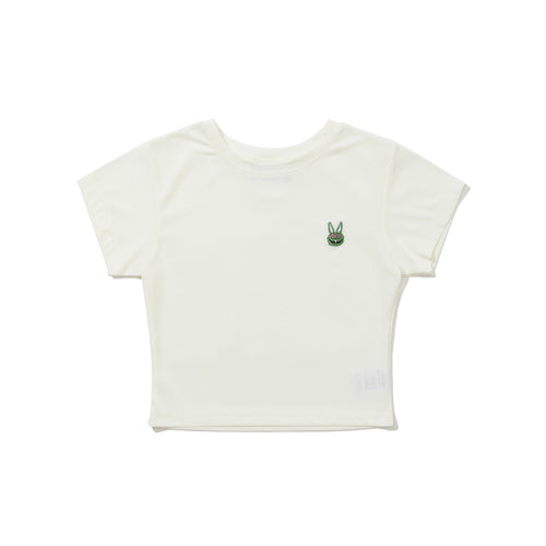 Trippy Rabbit Women's Short Crop SST Cream