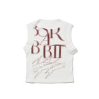 Women's Cropped Sleeveless White
