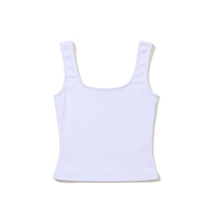 Women's Basic Sleeveless White